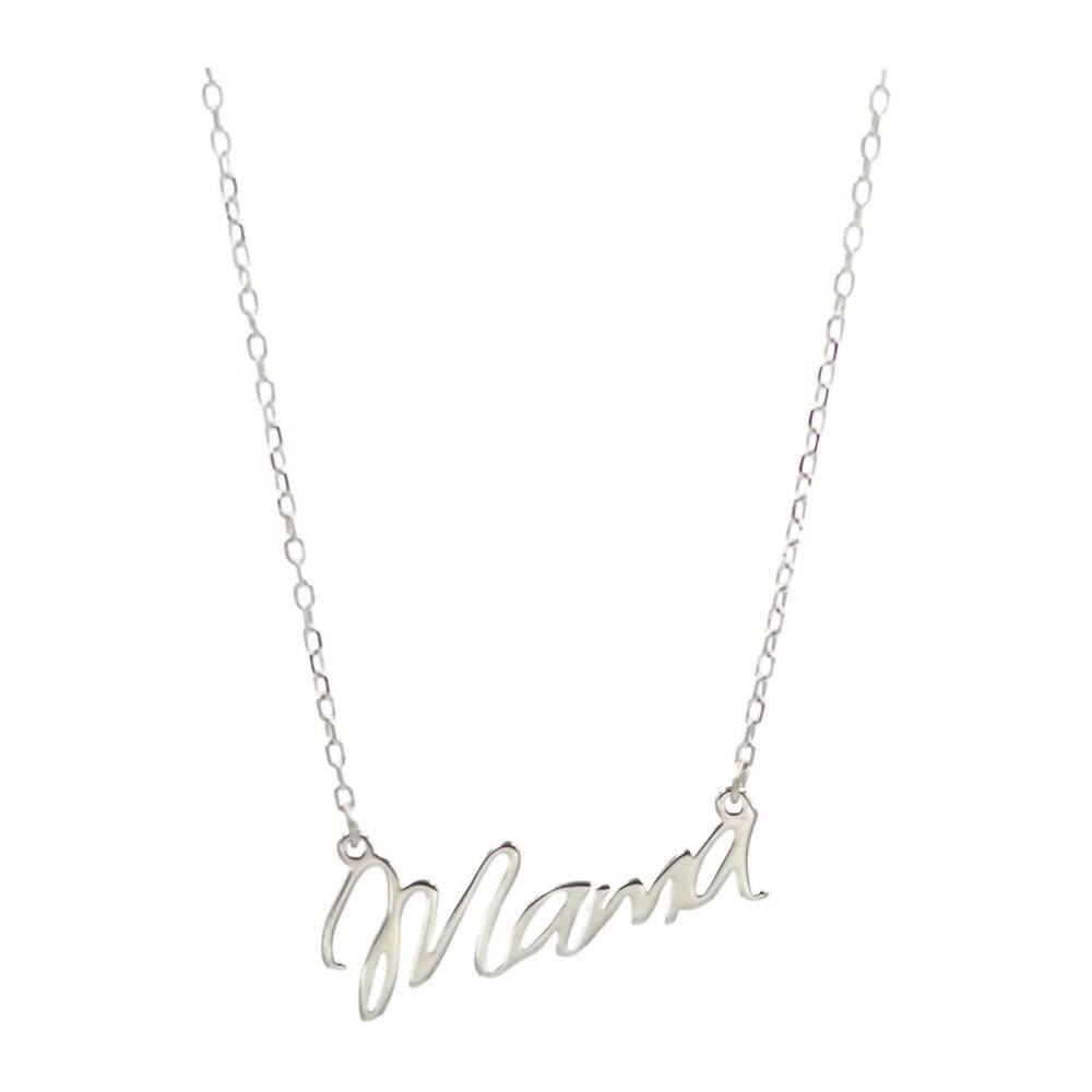 NEW BARA BOHEME women's mama necklace in silver